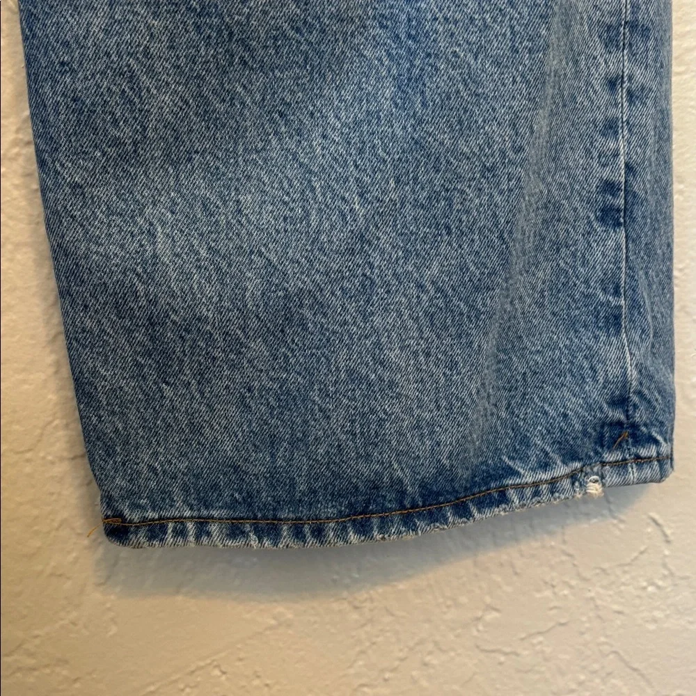 Agolde Women’s WideLeg Baggy Light Blue Wash Denim Jeans 29 - Picture 2 of 9